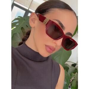 NEW Dior MissDior S1F Cat Eye Sunglasses Burgundy Red